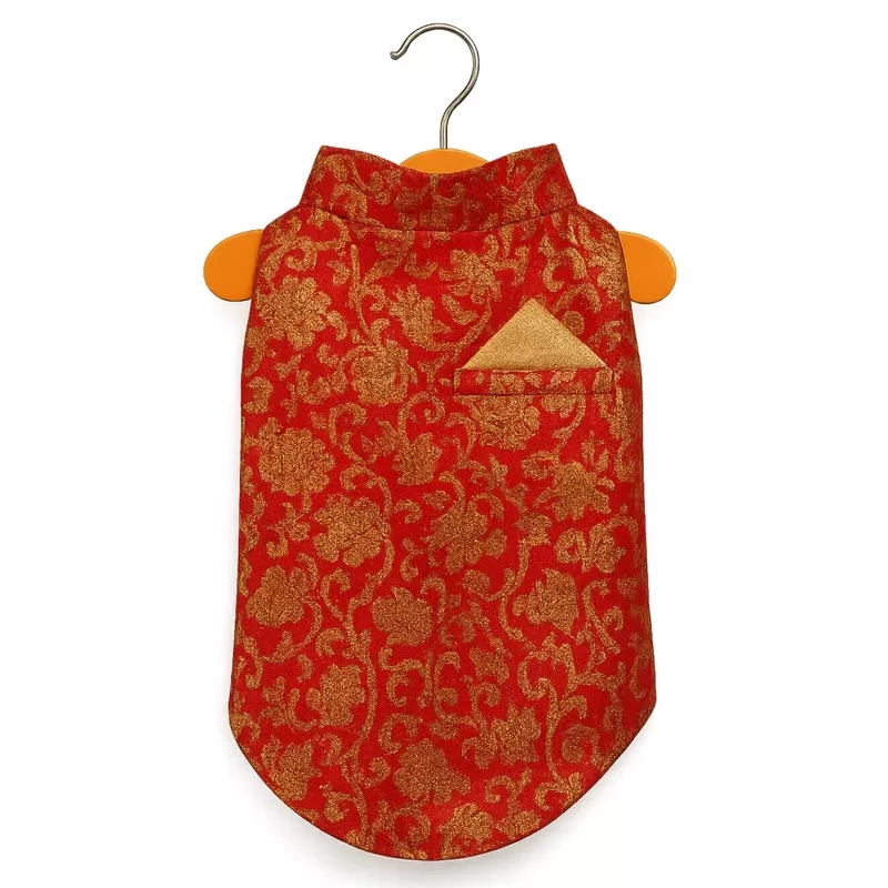 Traditional Dog Sherwani for Wedding & Festivals Red