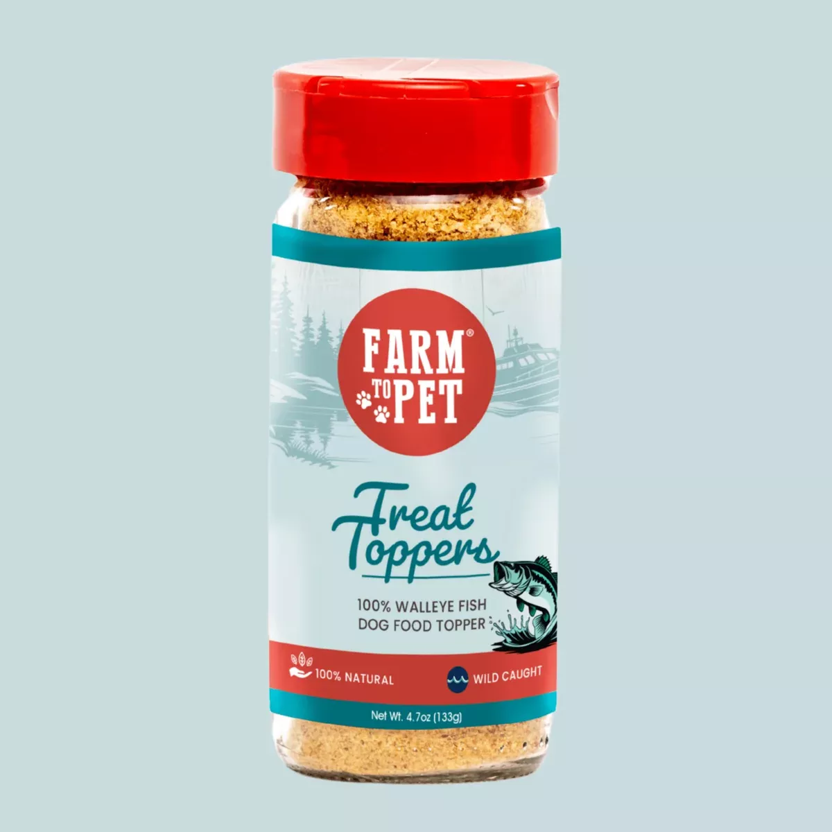 Treat Topper Fish Dog Food Topper | Low-Fat Meal Topper for Pets