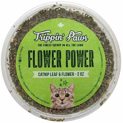 Trippin' Paws Flower Power Catnip Mix Tub