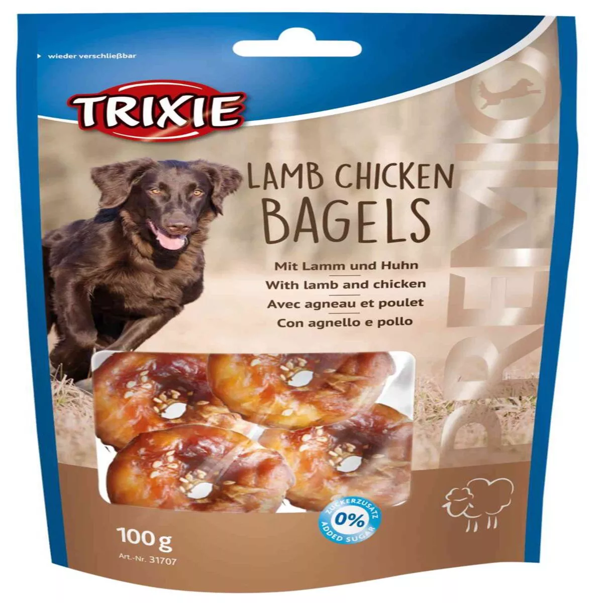 Trixie Bagels with lamb & chicken 100g