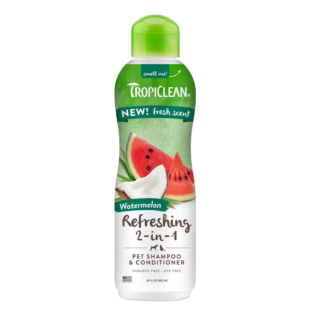 Tropiclean 2-in-1 Shampoo and Conditioner Watermelon 20 Oz