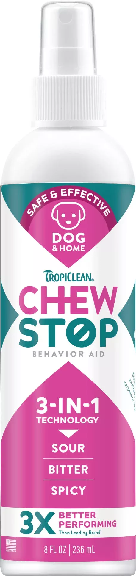 Tropiclean Chew Stop Behavior Aid Dog & Home Spray