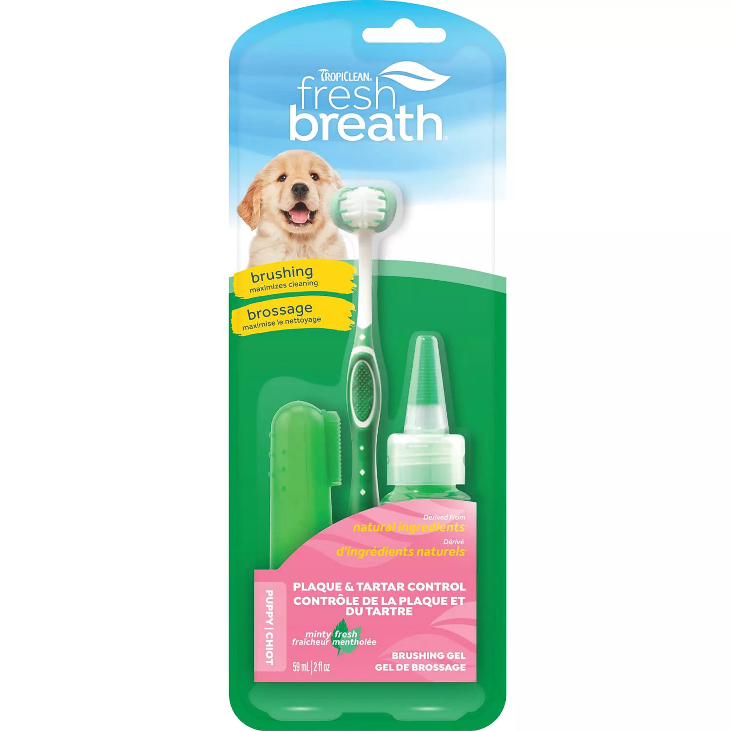 Tropiclean, Fresh Breath Oral Care Kit for Puppies - 2 oz