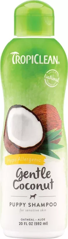 TropiClean Gentle Coconut Shampoo Puppy & Kitten Hypoallergenic for Dogs and Cats