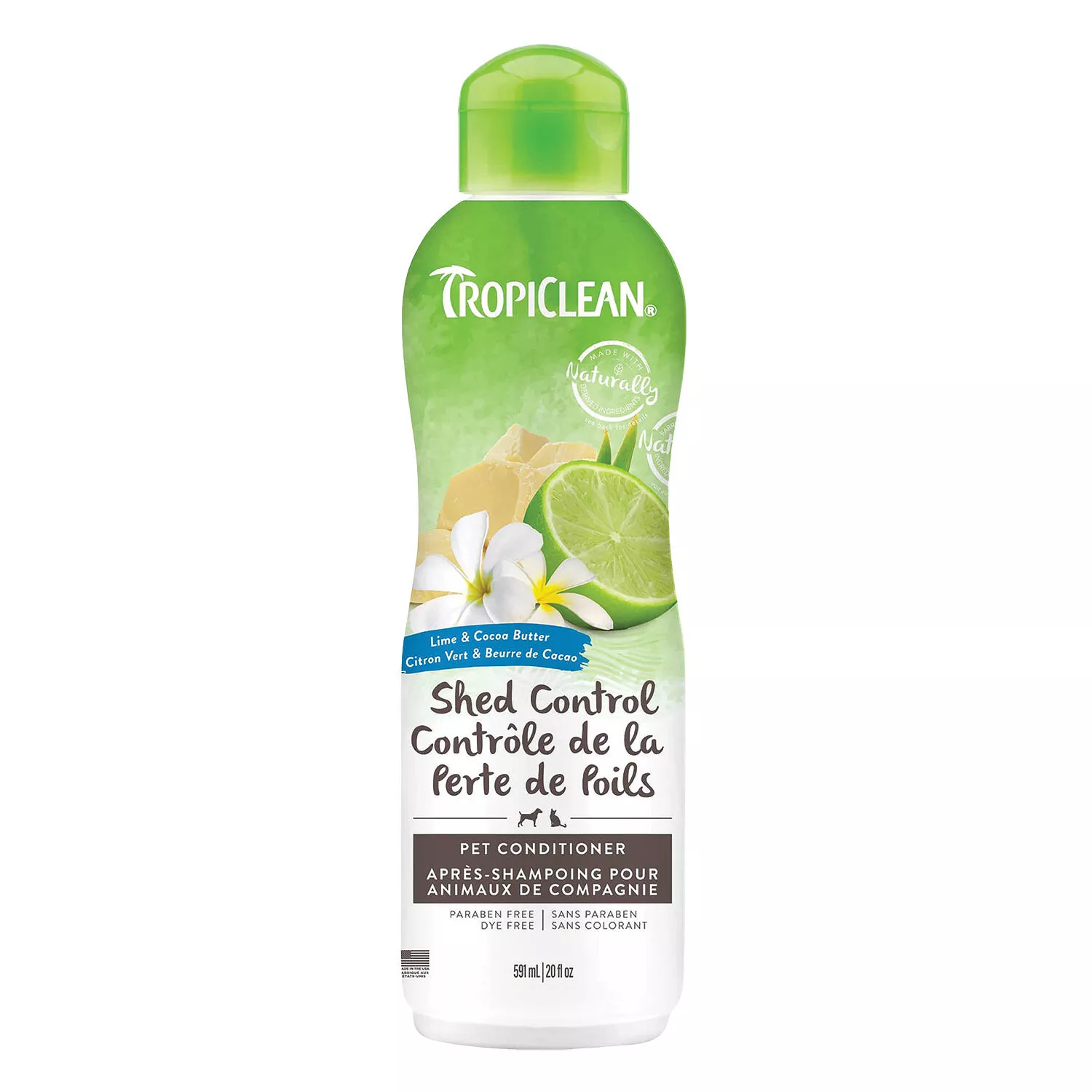 Tropiclean, Lime & Cocoa Butter Conditioner - 20 oz