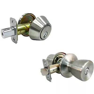 Tru-Guard, Combo Lockset, Tulip Style, Steel