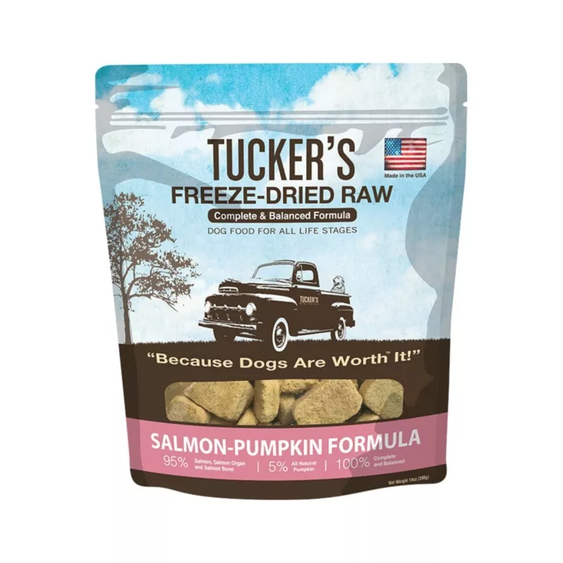 Tucker's Freeze Dried Dog Food Salmon & Pumpkin Formula 12 oz