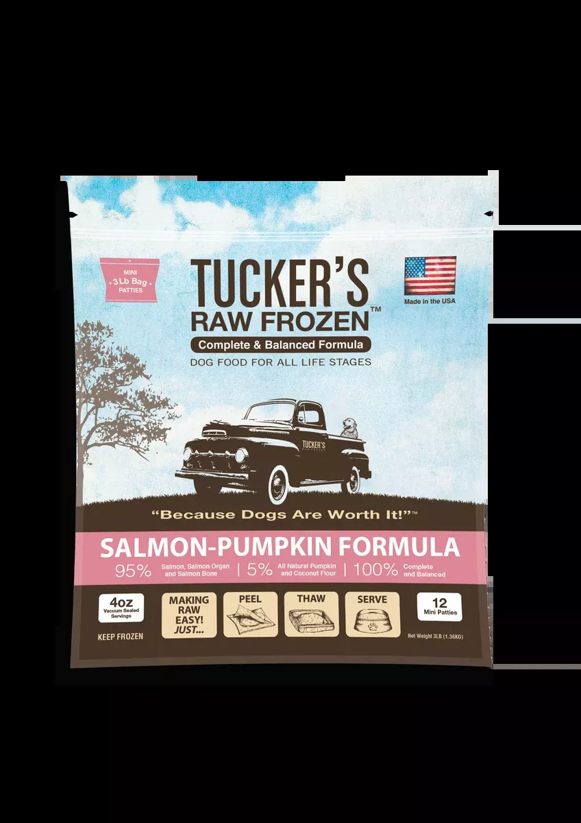 Tucker’s Salmon-Pumpkin Raw Frozen Dog Food