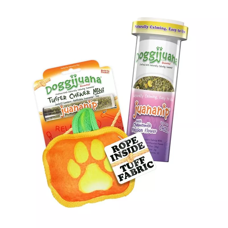 Tuffer Chewer Mini Doggi Duo Bundle – Jack O’ Lantern