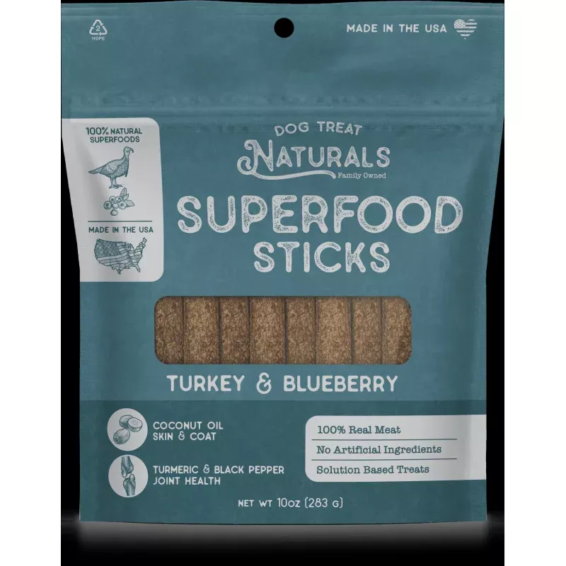 Turkey & Blueberry Sticks