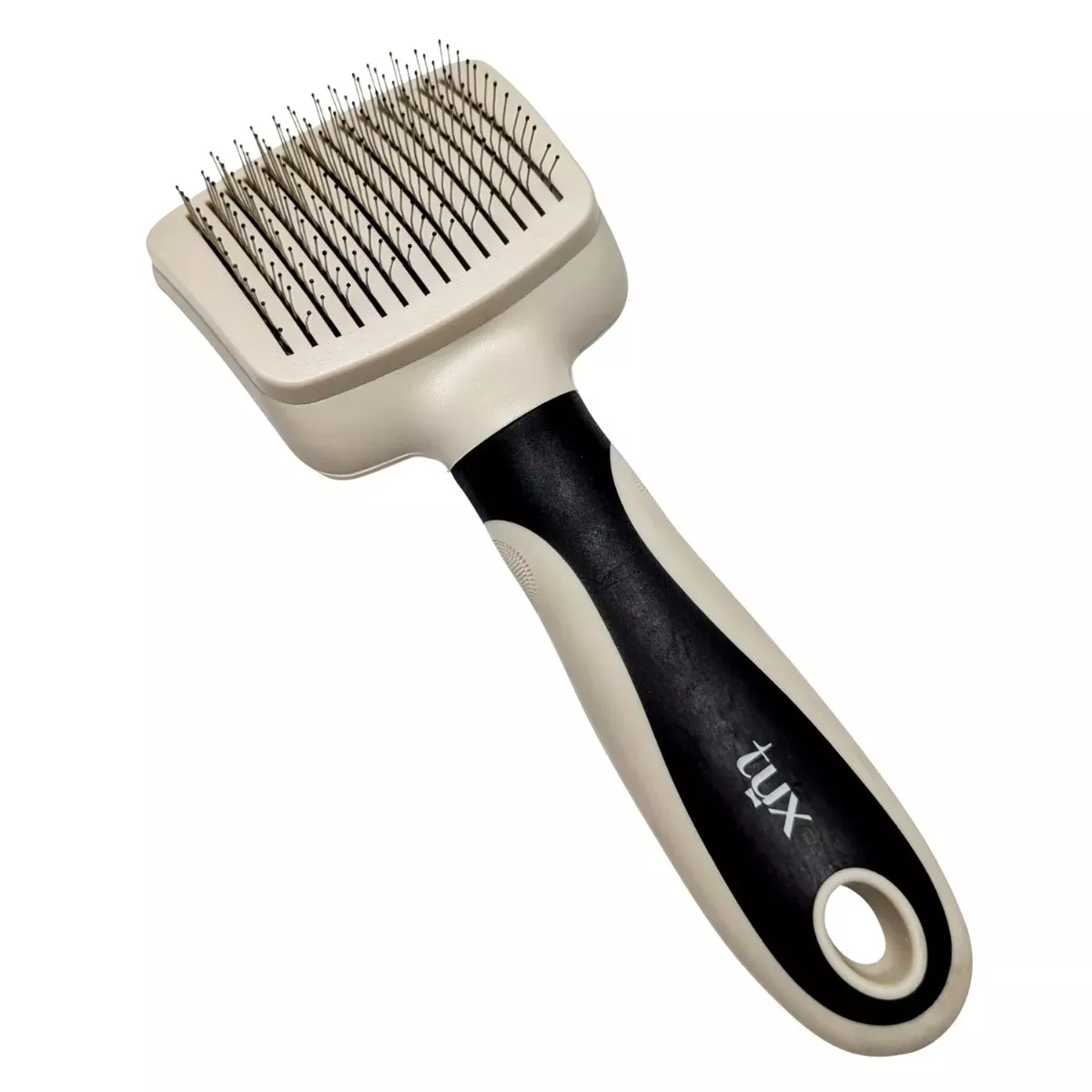Tux Self-Cleaning Slicker Pined Brush for Cats