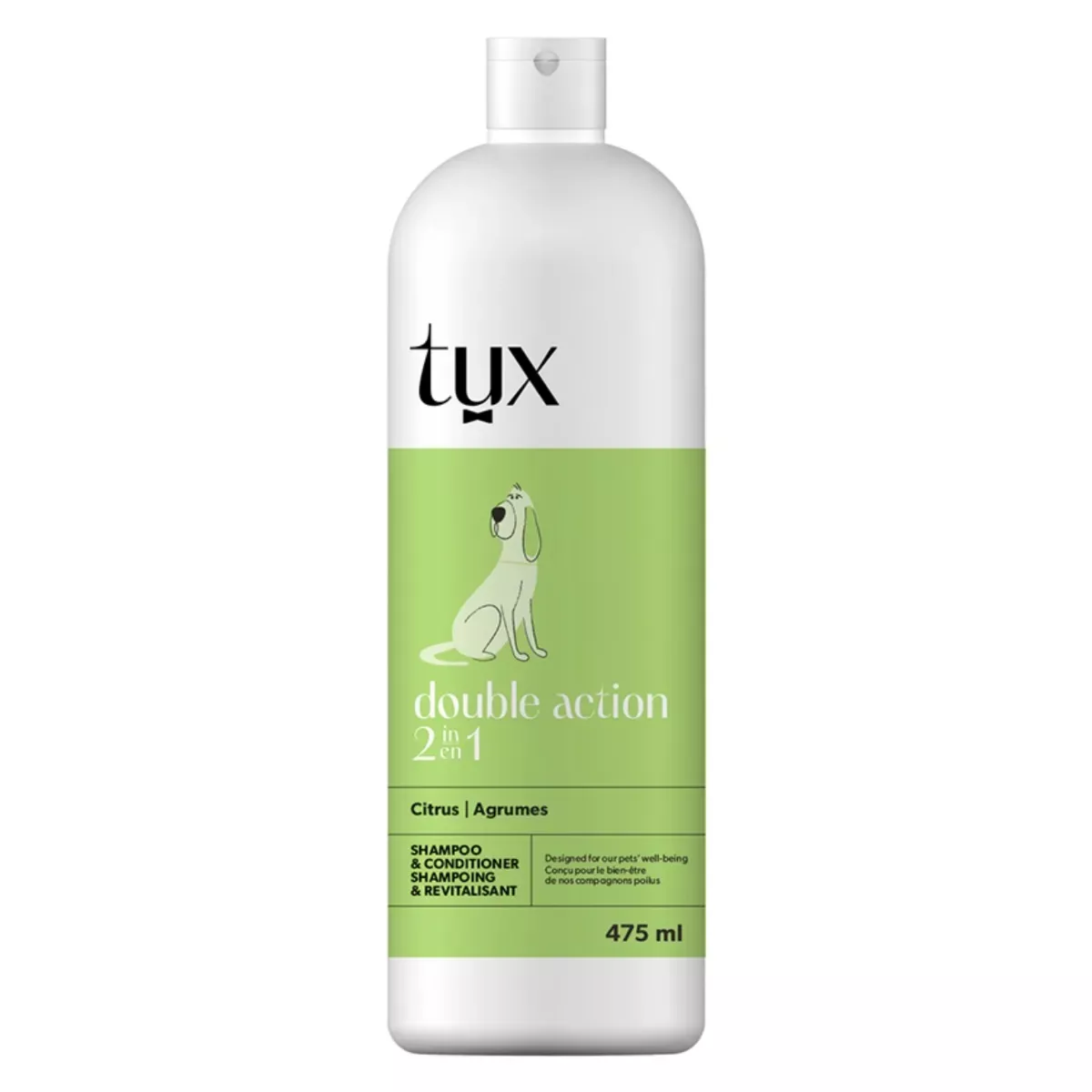 Tux Shampoo for Dogs - Double Action Formula