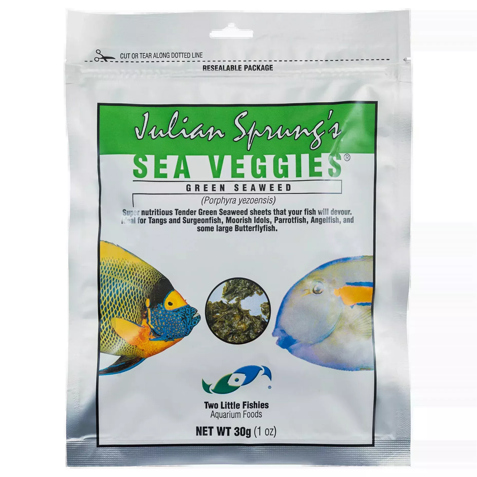 Two Little Fishies SeaVeggies Green Seaweed 30g