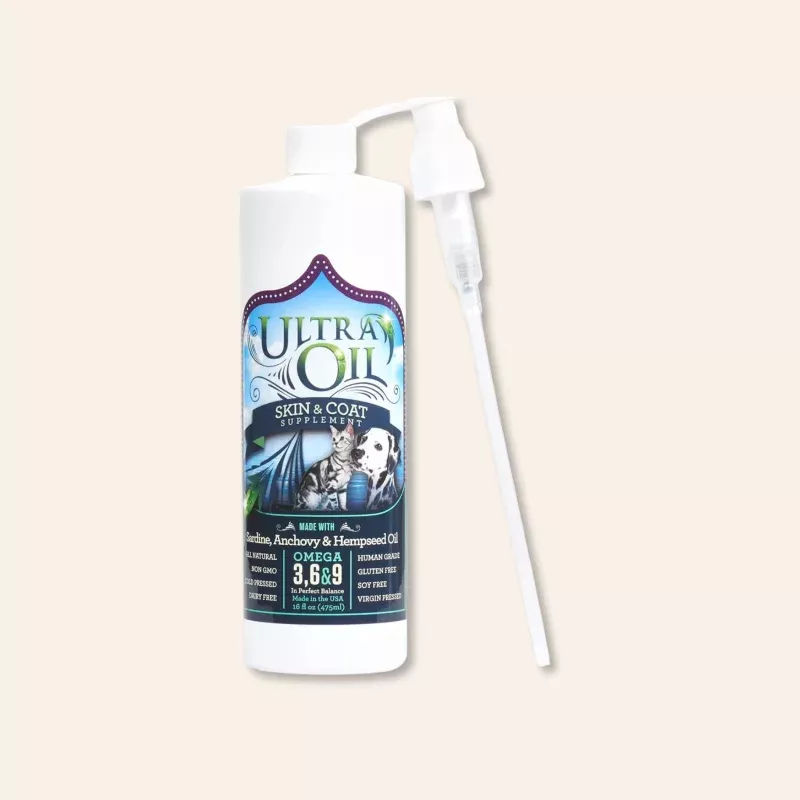 Ultra Oil Skin and Coat Supplement for Dogs and Cats