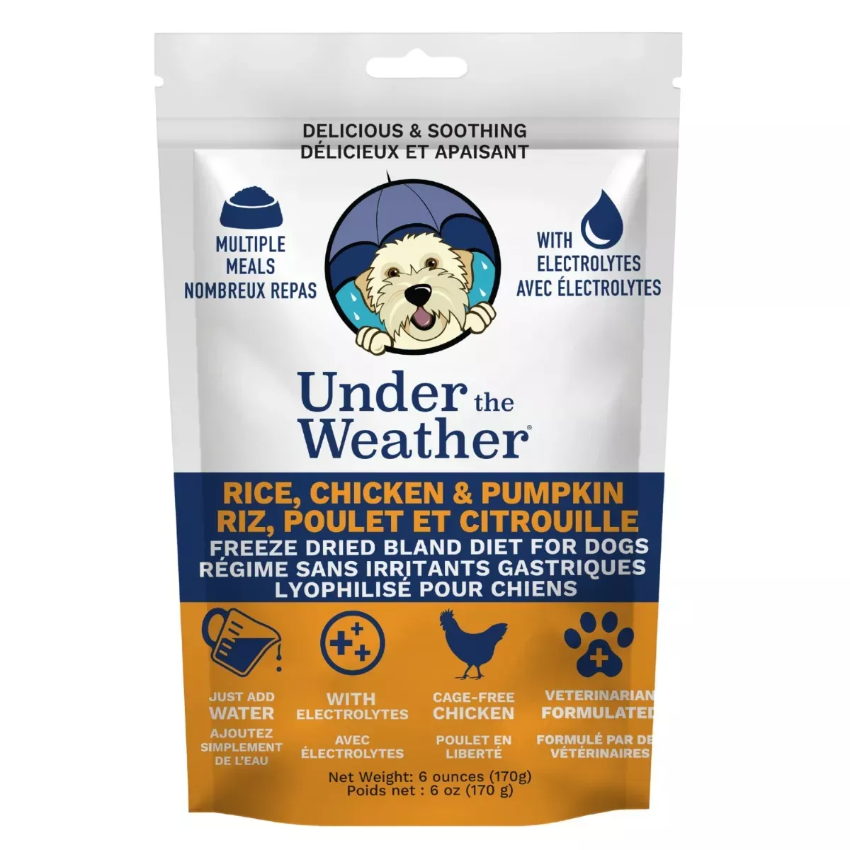 Under the Weather Bland Diets For Dogs - Chicken, Rice & Pumpkin
