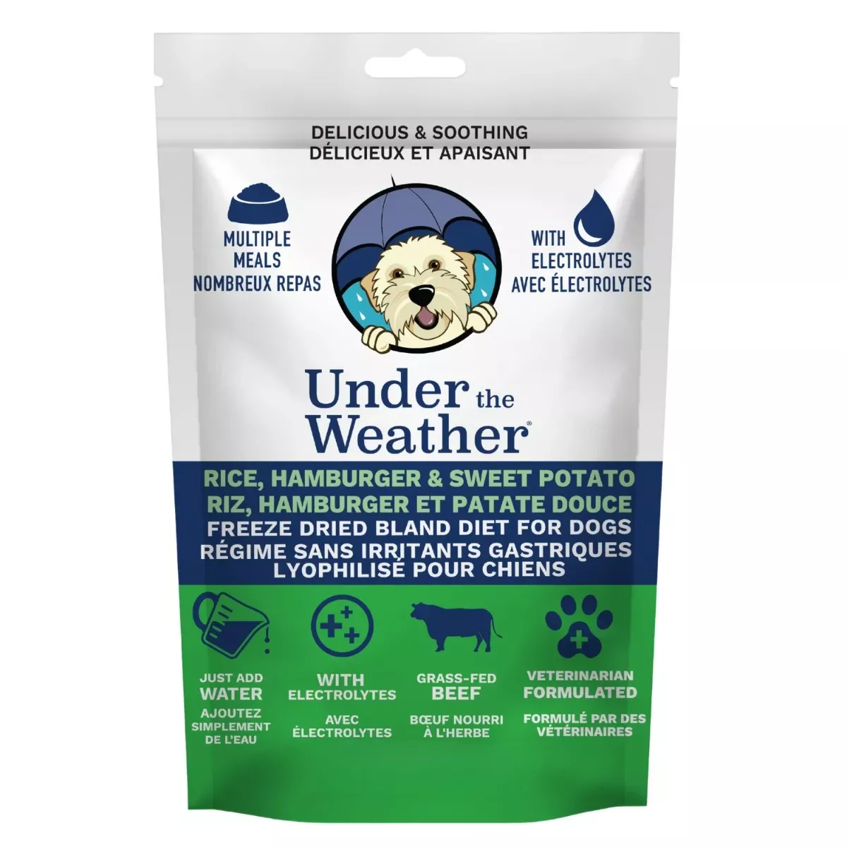 Under the Weather Bland Diets For Dogs - Hamburger, Rice & Sweet Potatoes