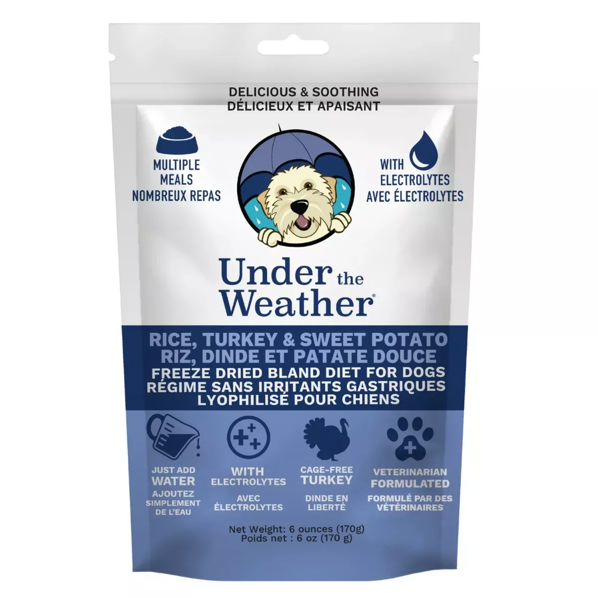 Under the Weather Bland Diets For Dogs - Turkey, Rice & Sweet Potatoes