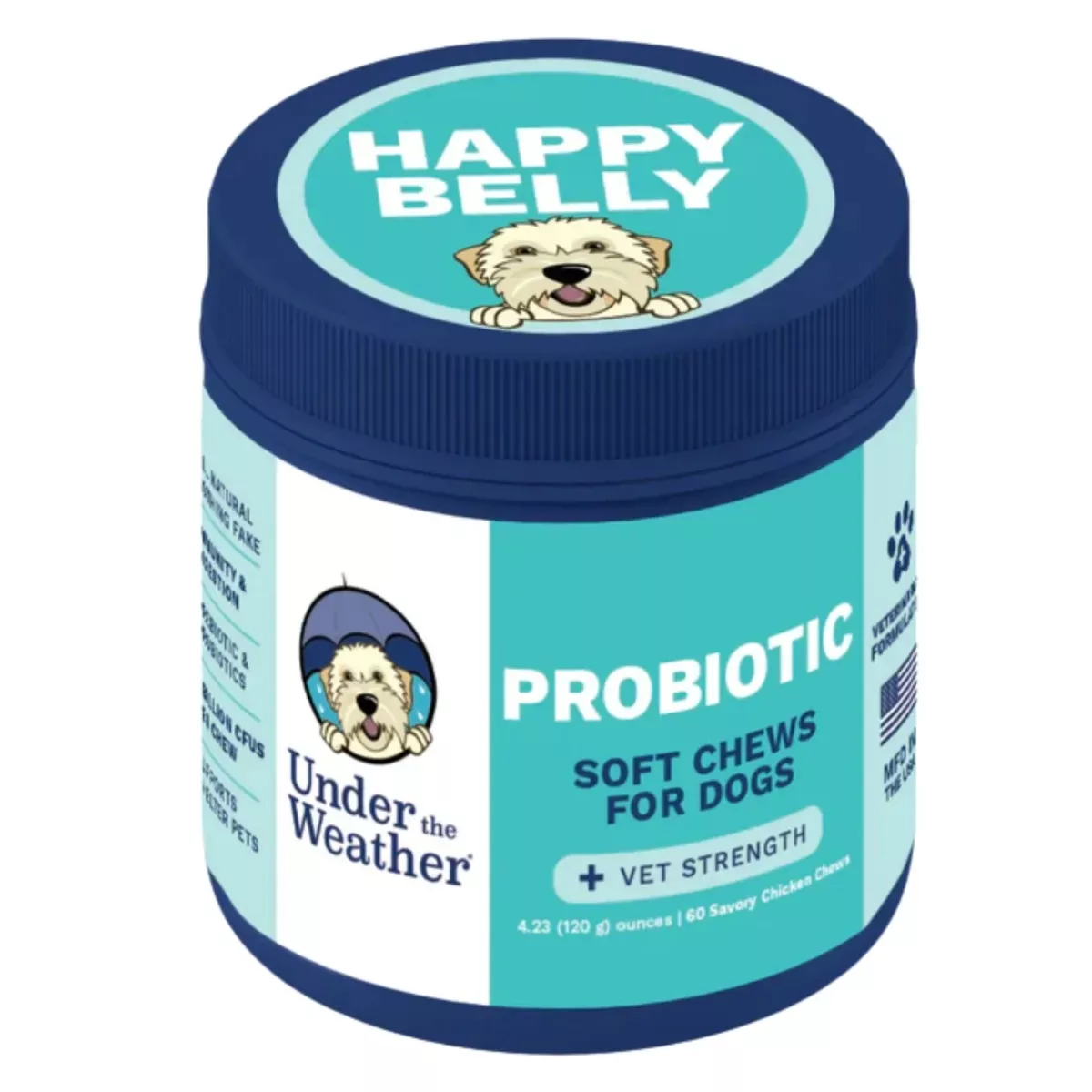 Under the Weather Probiotic Soft Chews for Dogs