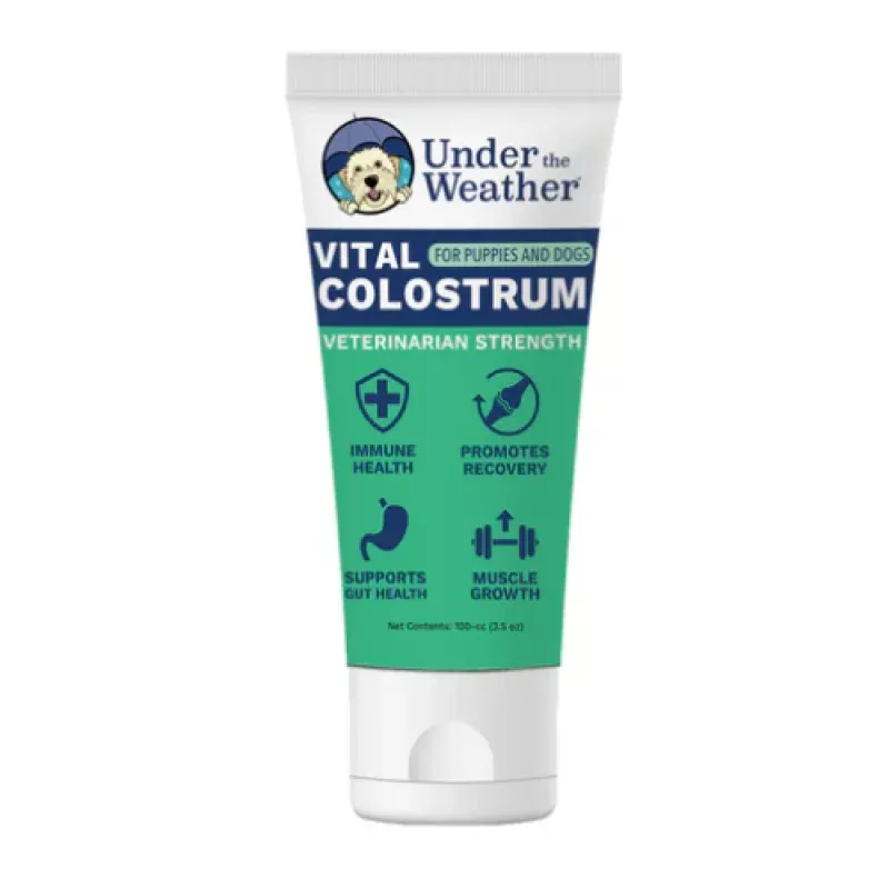 Under The Weather Vital Colostrum Squeezable Gel for Dogs 3.5oz