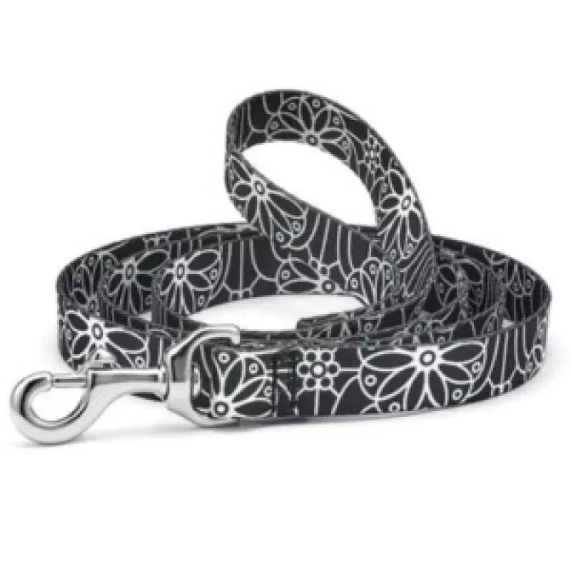 Up Country Mehndi Printed Dog Lead 5 Foot - 1" Wide
