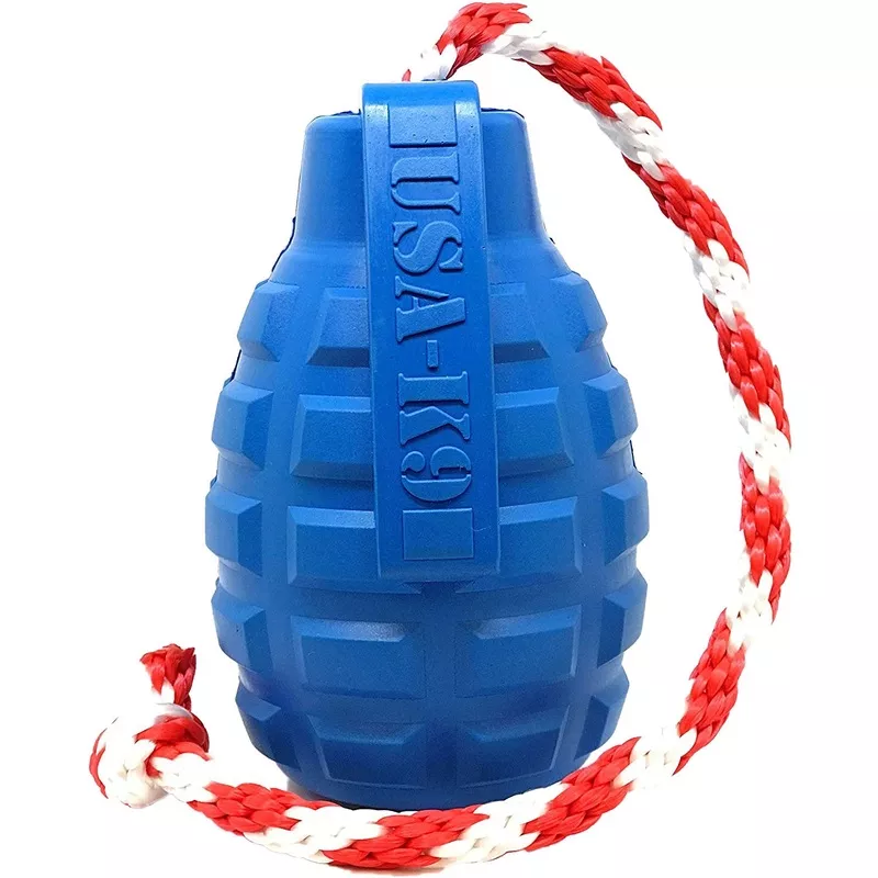 USA-K9 Grenade Chew Blue