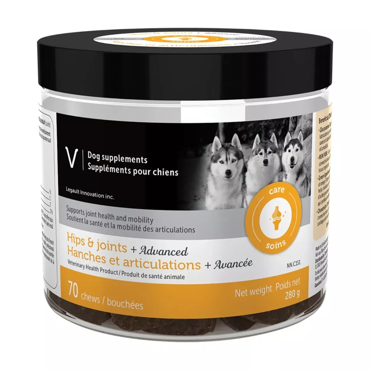 V Supplement Chews for Dogs - Hip & Joints + Advanced