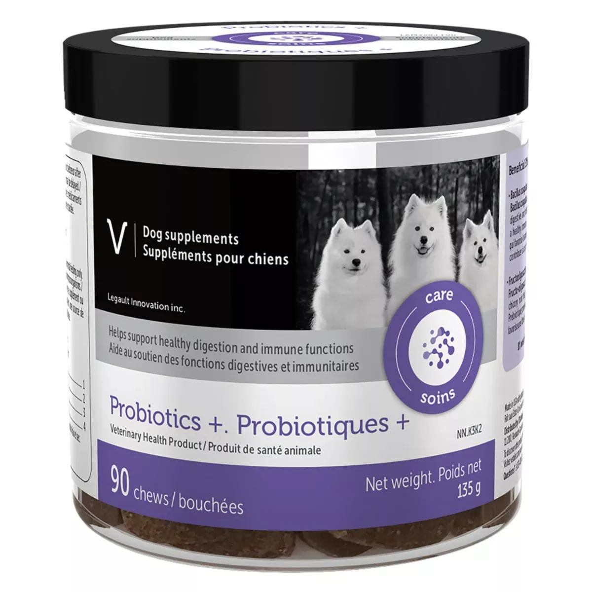 V Supplement Chews for Dogs - Probiotics +