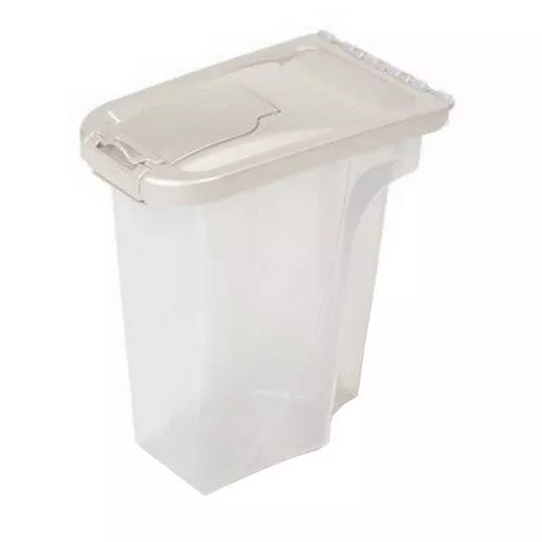 Van Ness Plastics, Van Ness Plastics Pet Food Container/Dispenser, White|Clear, 1 Each/4 lb