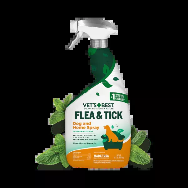 Vet's Best Flea And Tick Home Spray For Dogs 32 oz
