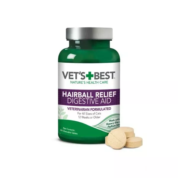 Vet's Best Hairball Relief Tablets for Cats