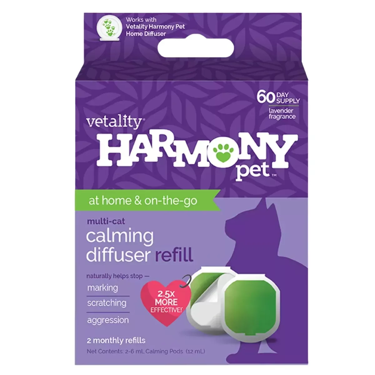 Vetality Harmony Pet Calming Diffuser Refills for Cats