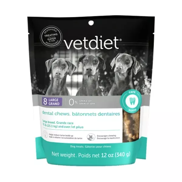 Vetdiet Dental Chews for Dogs - Large