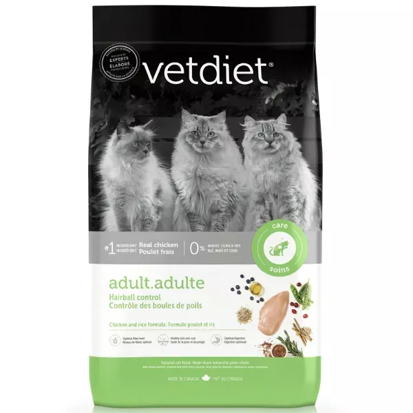 Vetdiet Dry Food for Adult Cats - Hairball Control