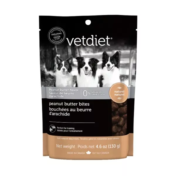 Vetdiet Training Treats for Dogs - Peanut Butter Bites
