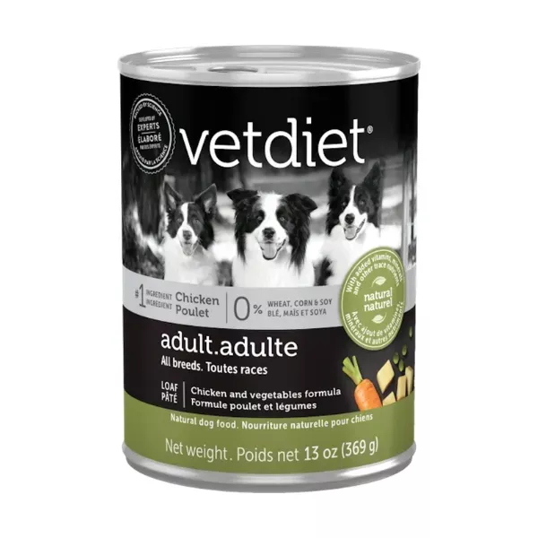 Vetdiet Wet Food for Adult Dogs - Chicken & Vegetables Formula