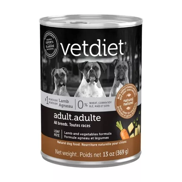 Vetdiet Wet Food for Adult Dogs - Lamb and Vegetable Formula