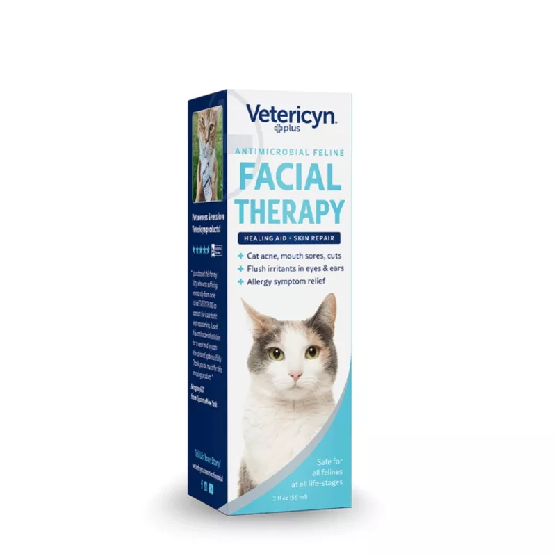 Vetericyn Plus Antimicrobial Feline Facial Therapy, 2-oz