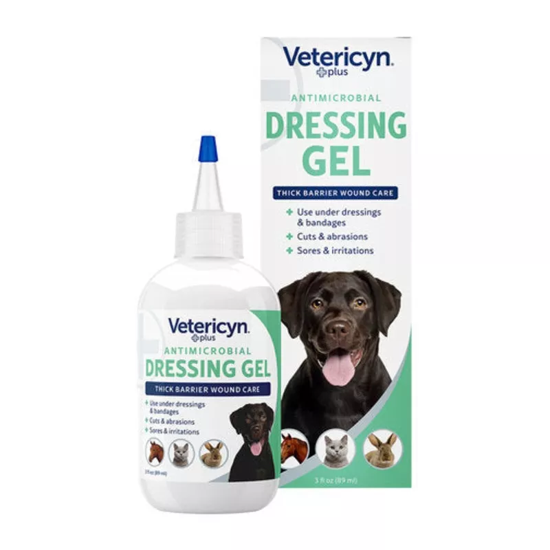 Vetericyn Plus Antimicrobial Wound Dressing Gel 3oz