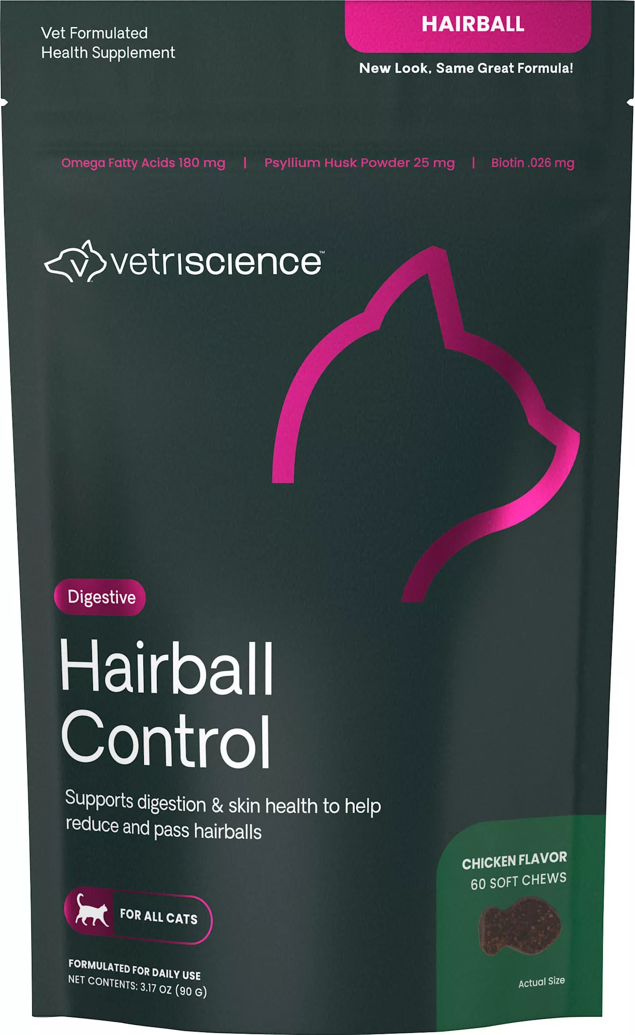 Vetriscience Hairball Formula For Cats 60 Ct