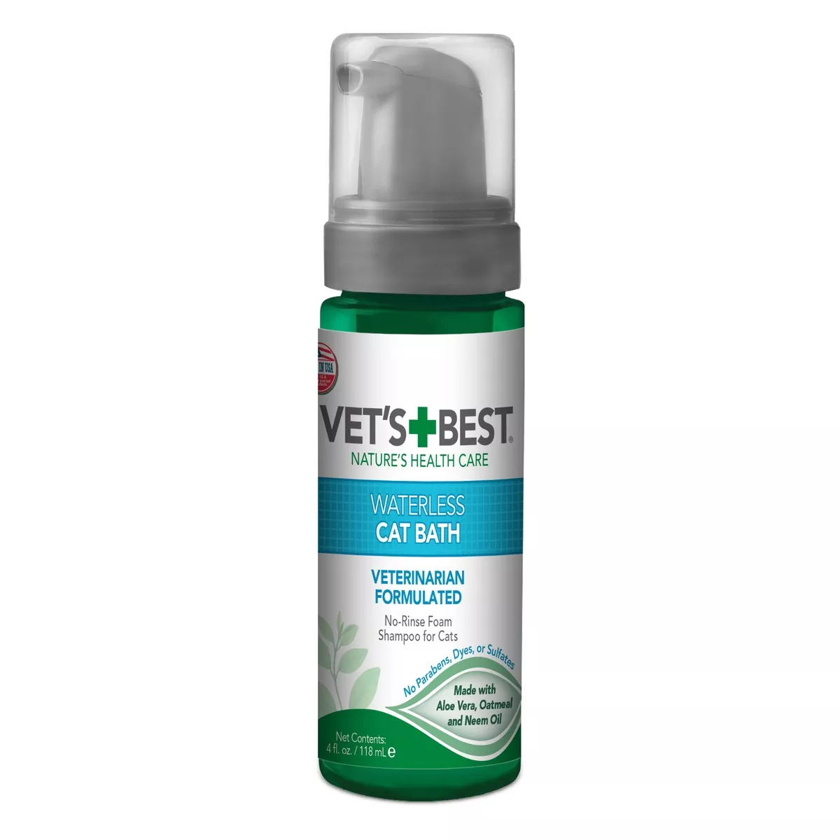 Vets Best Waterless Cat Bath Dry Shampoo 150ml