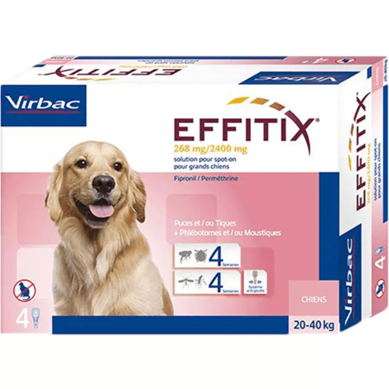 VIRBAC Effitix Spot On Cane Large (20 – 40 Kg)