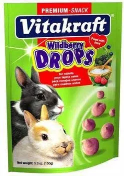 Vitakraft Rabbit Drops Berry 5Oz
