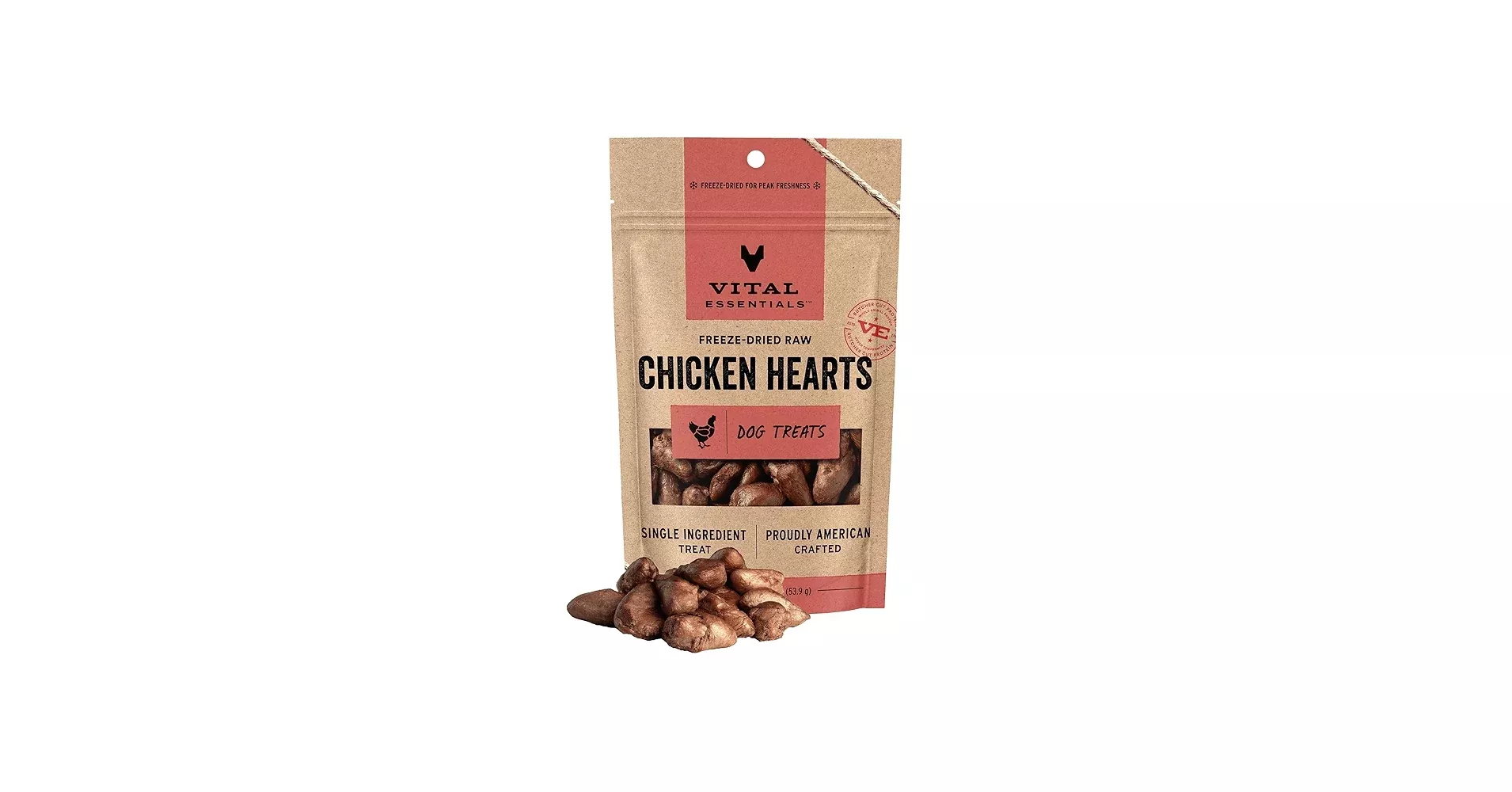 Vital Essentials - Freeze-dried Chicken Hearts 1.9oz