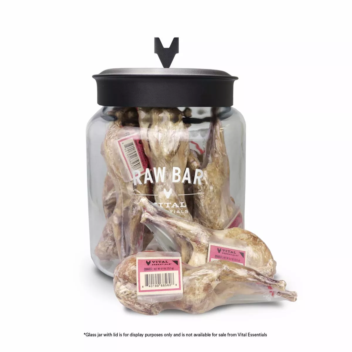 Vital Essentials Raw Bar Freeze Dried Raw Quail Dog Snacks