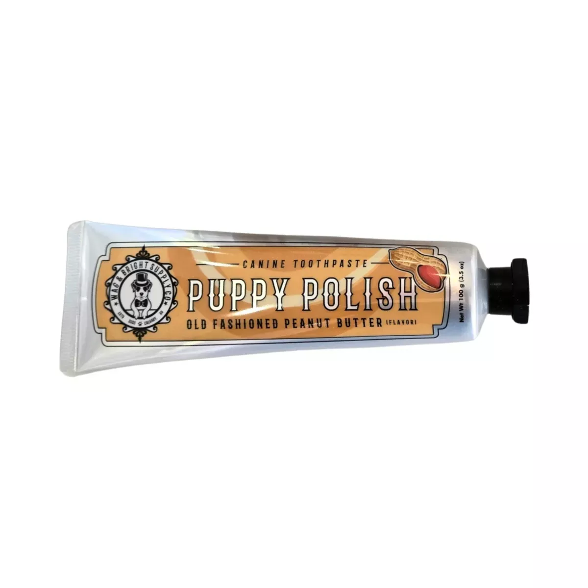 Wag & Bright Supply Puppy Polish Canine Toothpaste - Old Fashioned Peanut Butter