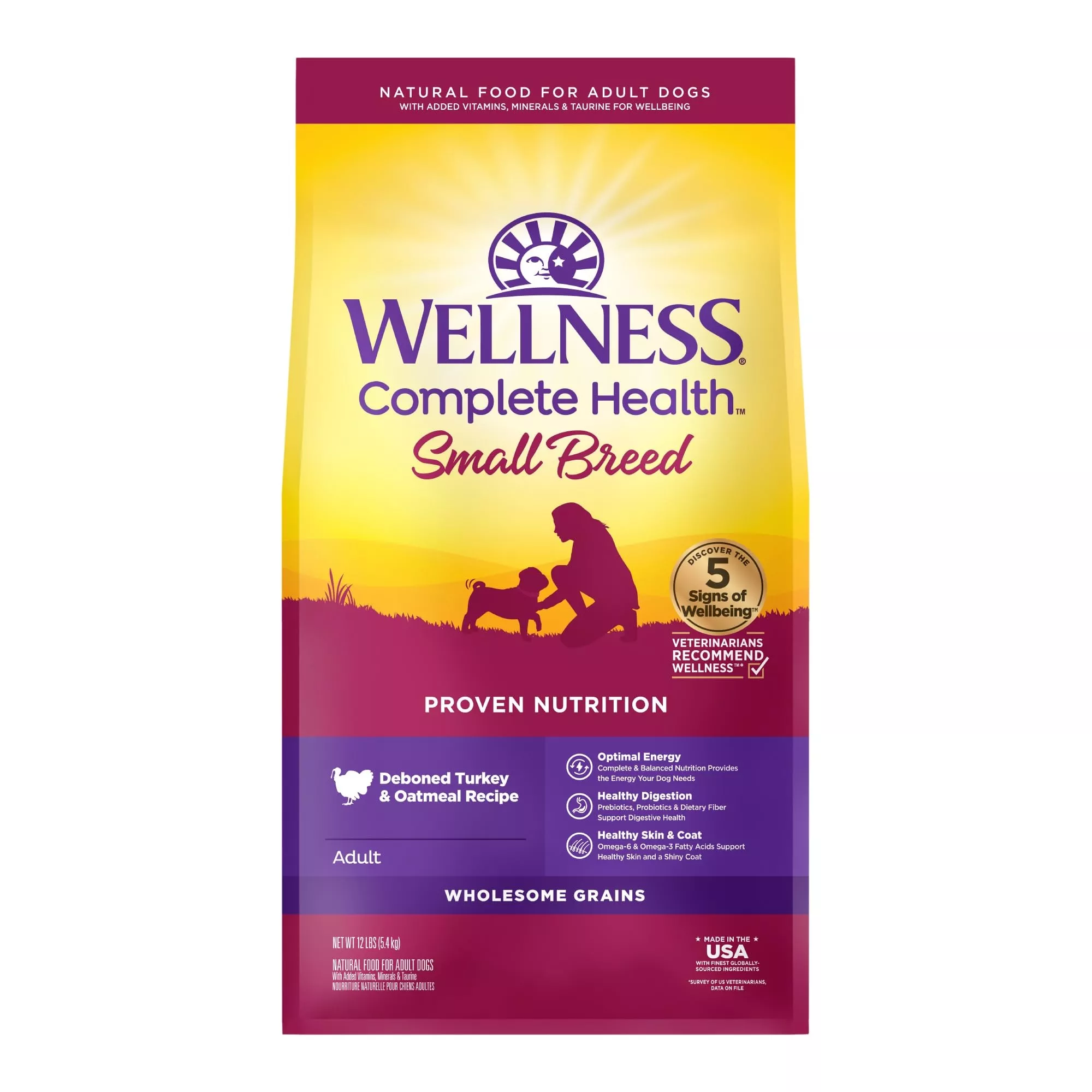 Wellness CH Small Breed Adult Turkey & Oatmeal