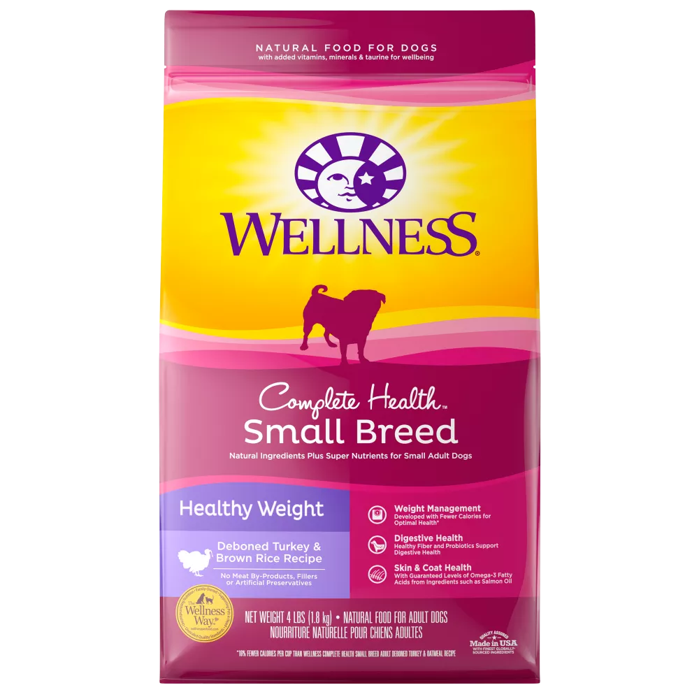Wellness CH Small Breed HW Turkey/Brown Rice 4lb