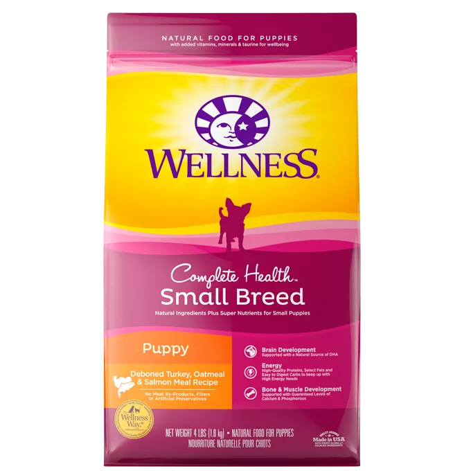 Wellness CH Small Breed Puppy Turkey 4lb