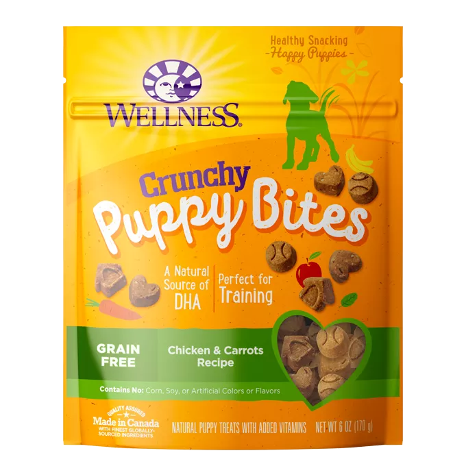 Wellness Crunchy Puppy Bites Chicken & Carrots 6oz