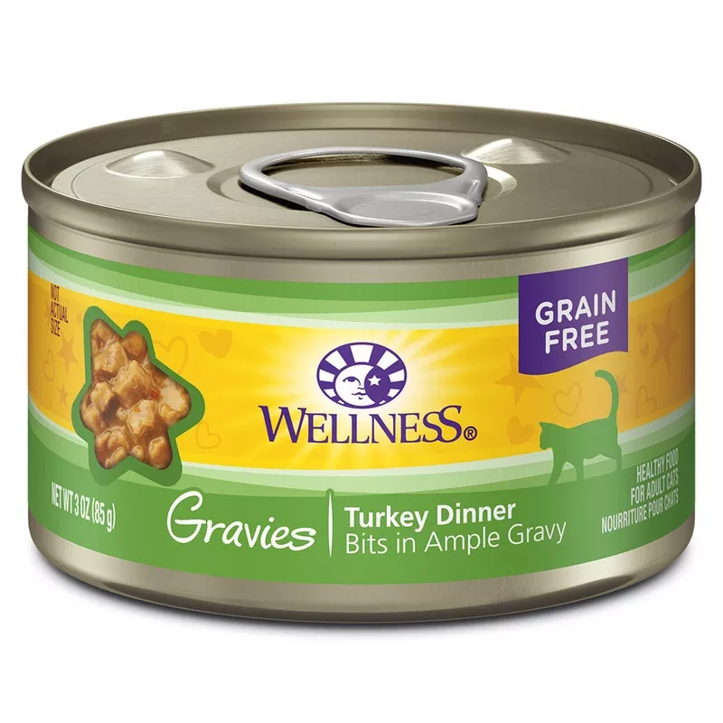 WELLNESS Gravies Turkey Dinner Bits in Gravy 3oz | Cat